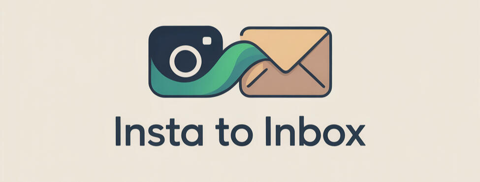 Insta to Inbox logo An image showing the Insta to Inbox newsletter logo